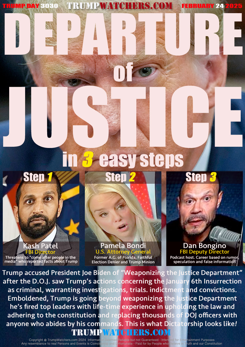 Step 1: Kash Patel
FBI Director
Threatens to 